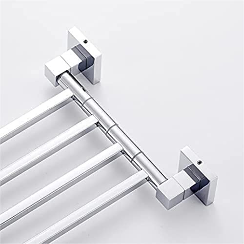 Support de serviette mural pivotant pour petits espaces de bain - 6