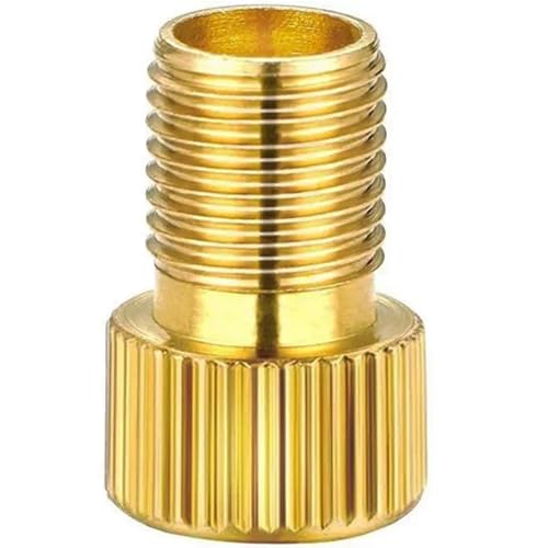 1 Par de Bicos Adaptadores de Válvula Câmara Ar Bike Presta Schrader