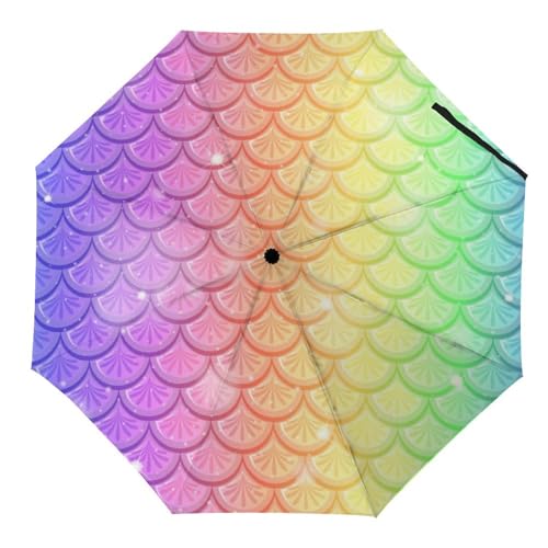 Parapluie automatique compact résistant au vent motif hamster