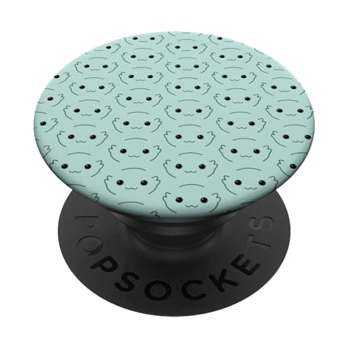Moopsy Face, Version Two PopSockets Swappable PopGrip, Black
