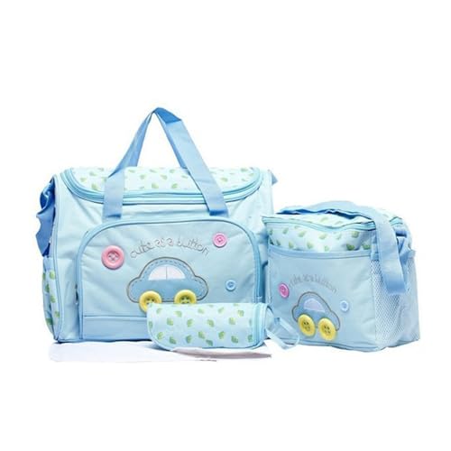 Sac à langer lot de 4 avec bretelles réglables et poignées pour parents