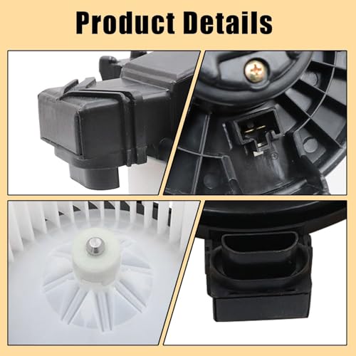 Image of 12V Cab Blower Motor with Impeller fit for Kubota Tractor M6060 M8540 M7060 M126 M5140 M7040 M9960 M6040 M135 M100 M5040 M9540 M8560 3C581-72151 272700-0350 Heater Blower Motor with Fan Cage