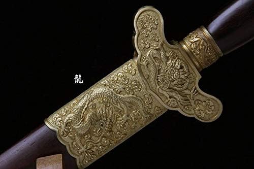 Sword Rotary Forging Refining Feather Grain Pattern Steel Clay Tempered #299