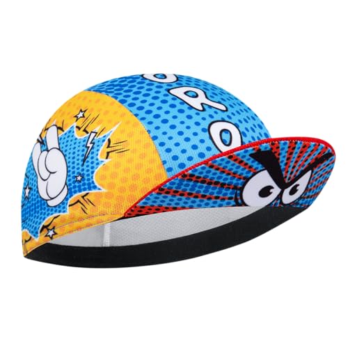 Corsehild - Corsehild Cartoon Fahrradmütze Unter Helm Radsport-Kappen für Unisex Fahrradmütze