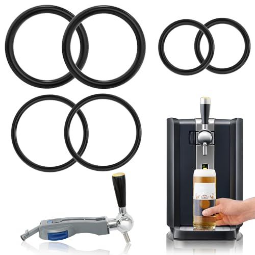 Ancable Juntas tóricas kit de mantenimiento compatible con Philips Perfect Draft HD3600, HD3610, HD3620, HD3720 – Incluye juntas de grifo, barril y mango (6 unidades)