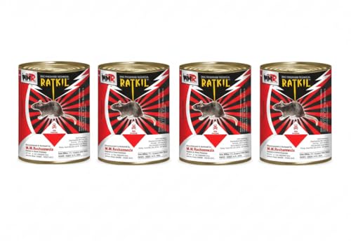 MMR Ratkil Zinc Phosphide Rodent Control Powder, Fast Acting Formula for Rats, (100 gram Powder, 12, Count)