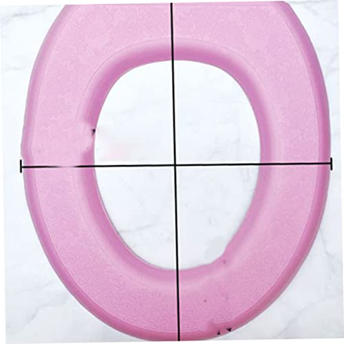 Cabilock 2Pcs Toilettensitzkissen Gepolsterte Toilettensitzabdeckung Toilettenauflage Toilettensitze O-Förmige Toilettensitzabdeckung Bunte Toilettensitzabdeckung Gepolsterte – Bild 6