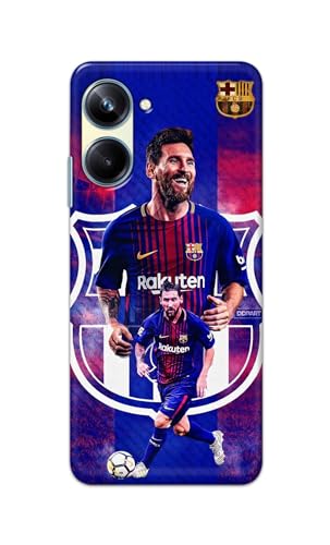 Image of Printed Hard Back Cover Case for Realme 10 Pro 5G Back Cover (Famous Football Player) -1111