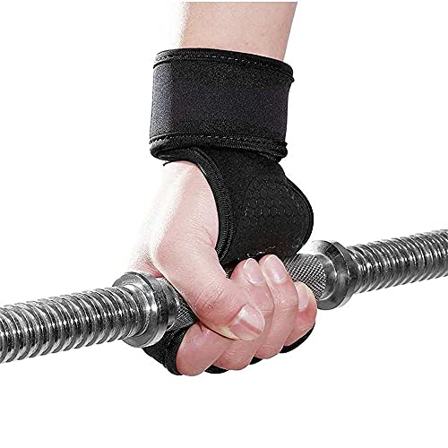 Image of Weight Lifting Workout Gloves with Built-in Wrist Wraps for Men and Women - Great for Gym Fitness, Cross Training, Hand Support & Weightlifting. (X-Large, Black)
