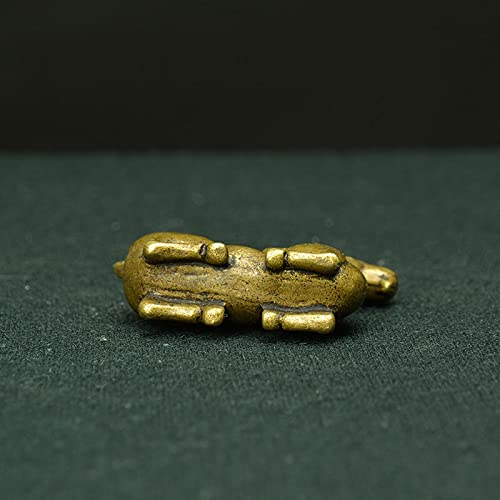 Bronze hoat solid mouton ornement - Accessoire de bureau en laiton rétro - 2