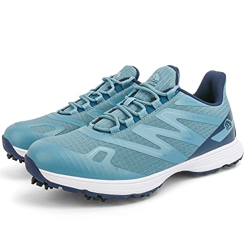 Image of Waterproof Professional Golf Shoes Men Spikes Golf Sneakers Male Outdoor Anti Slip Walking Footwears