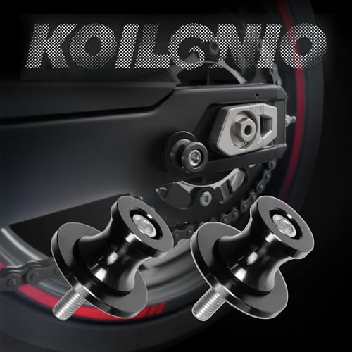 Image of Motorcycle Swing Arm Spools M10x1.5 - CNC Aluminum Paddock Stand Sliders Fit BMW R NineT MV Agusta Ducati Monster