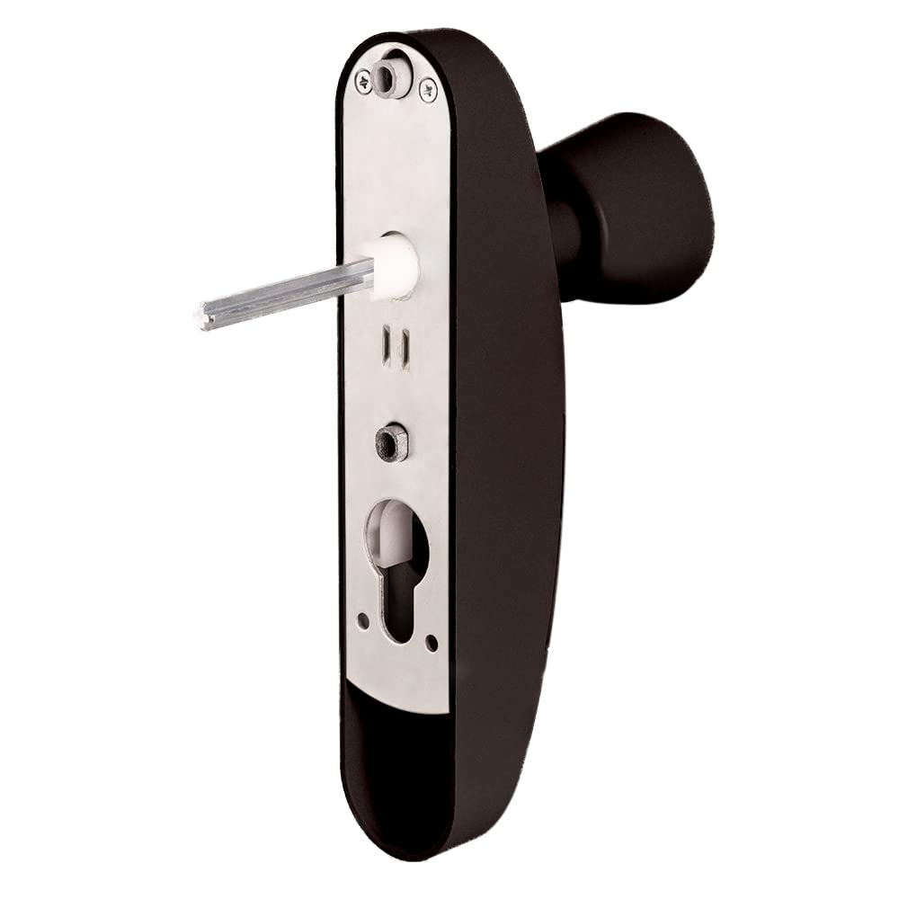 Jpm - Poignee exterieure Bouton fixe reversible pour antipanique JPM Couleur - Noir