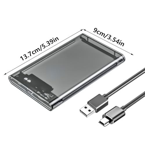 Caja externa para disco duro 2.5 pulgadas color negro miniatura 6