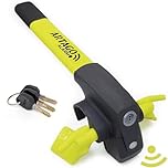 ARTAGO 870 High-End Steering Wheel Lock 2in1 | Smart Alarm, 120dB, Theft Attempt Warning, Night LED Alert | More Secure & Deterrent Around a Spoke, Best Anti-Theft Device for Car SUV Pickup-Truck Van