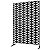 Outdoor Indoor Metal Privacy Screen, 76" H x 48" W, Freestanding Decorative Screen for Balcony, Patio, Deck, Garden PS112 Black