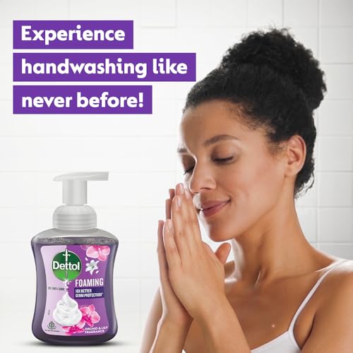 Image of Dettol Orchid & Lily Foaming Handwash Pump 250ml (Pack of 2)