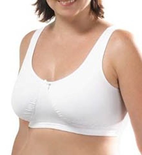 Elita Women's Plus Size Microfiber Cami Bra 6859 38 White
