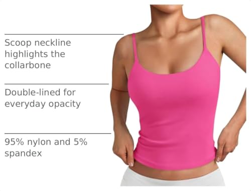 Trendy Queen Womens Double Lined Adjustable Spaghetti Strap Tank Tops by Trendy Queen - Used condition - US$13.87
