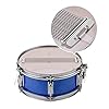 Btuty 12 Inch Snare Drum Head with Drumsticks and Shoulder Strap Drum Key for Student Band (Blue) #4