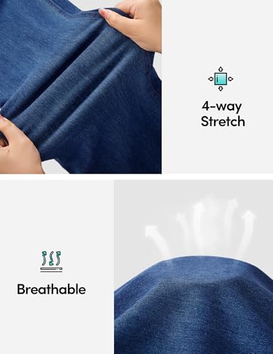 IUGA Jeggings for Women Pull On Capri Jeans Stretchy Jean Capris High Waisted Denim Capri Leggings Casual Pants with Pockets3