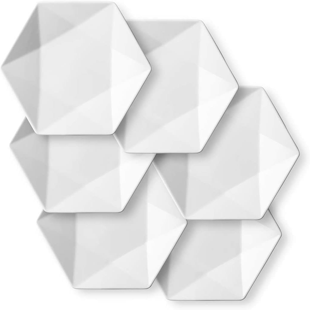 DELLING 8 Oz Ramekins & 6.4 inch Appetizer Plates, Set of 6 * 2