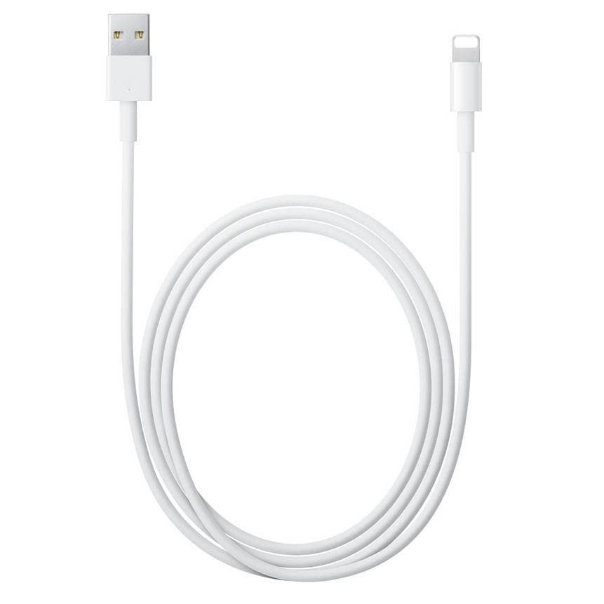 Image of USB to Lightening Cable for Fast Charging for iPhone 8 / X /XR /XS Max / 11 /12 / 13 Series and Pad Air /Mini, Pod & Other Devices,White