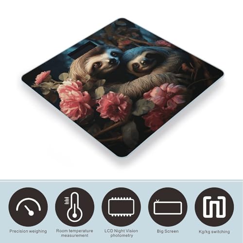 Báscula Digital de Baño con Pantalla LED Transparente miniatura 3