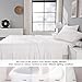 Super Soft White Duvet Cover Set King Size, 3 Piece Prewashed Microfiber Cotton-Like Bedding Set, Duvet Cover 104x90 Inches with Button Closure, 2 Pillow Shams for All Seasons,Comforter Not Included