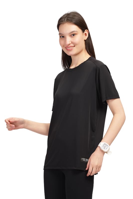 Image of BLUE TYGA Ice Tee� Comfortable T-Shirt for Women | Cool Rush Technology | Running & Casual Wear