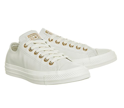 Image of Converse Women's Low-Top Sneakers, White Egret Egret Egret 251, Womens 8