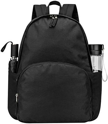 Vorspack Backpack, Customized Classic Backpack Lightweight and Water Resistant for Men and Women - Black