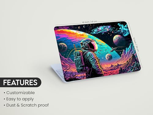 Image of NoWorries Laptop Skin for 14inch /15inch Devices- Graffiti Laptop Sticker Upto 15.6inch Compatible with Apple /dell /Hp /Lenovo /Acer /Asus - Dustproop & Waterproop Vinyle Grayback Laptop Skin