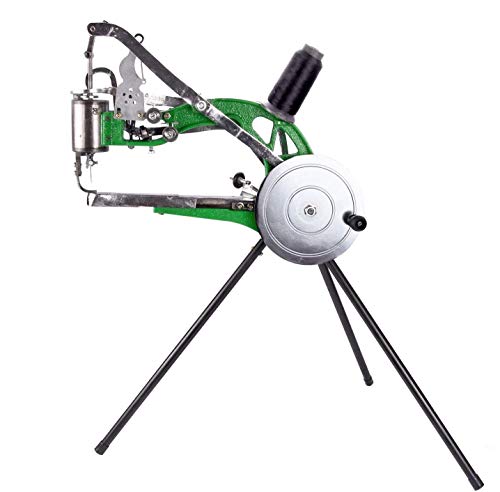 Hand Cobbler Shoe Repair Machine Dual Cotton Nylon Line Sewing Machine Manual Leather Machine Shoe Sewing Machine (Aluminum)