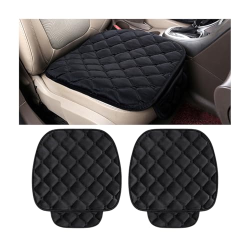 CGEAMDY Universal Car Seat Cover Seat Cushion Plush Non-Slip Chair Soft Breathable Seat Cushion for Most Cars SUVs (Black)