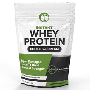 Whey Protein Powder | Cookies & Cream Flavour | Supports Muscle Growth, Strength, Recovery & Endurance | 28 Servings | Isolate, Concentrate & Hydrolysate Blend (2.2lbs, Cookies & Cream)