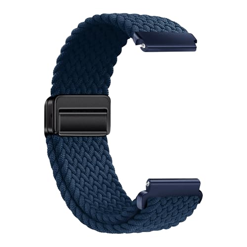 Image of ACM Watch Strap Woven Braided Magnetic 22mm compatible with Fastrack Xtreme Pro Smartwatch Adjustable Belt Band