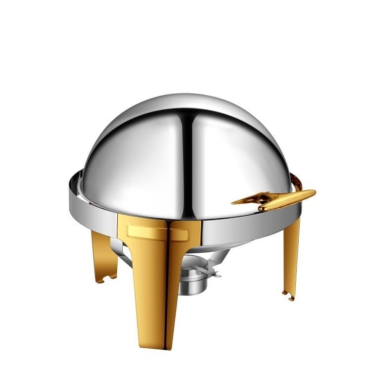 Juego de Buffet for Frotar Platos, Chafer de Acero Inoxidable de 6 Cuartos bufetera