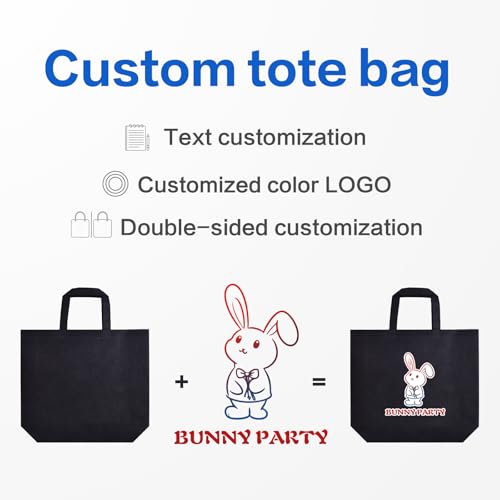 Scanect Custom Tote Bags 5-100 Pack