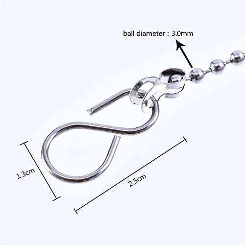 Willbond 2 Pezzi Bacino Lavello Catena a Sfera