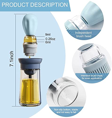 Veelink Bottiglia di Olio con Pennello 180ml per