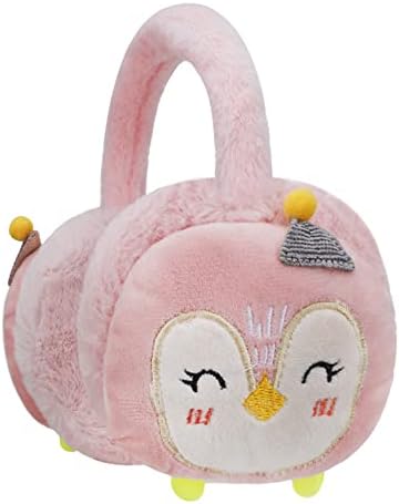 IPENNY Boys Girls Fur Earmuffs Cute Football Design Winter Fluffy Thermal Ear Warmers Handband Cold Weather Earplugs Comfortable Fashion Cartoon Ear Muffs Protector