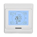 Touch Screen Digital Programmable Electric Underfloor Heating Thermostat with Air and Floor Sensor