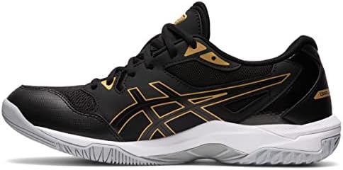 ASICS Men's Gel-Rocket 10 Indoor Court Shoes, 11, Black/Pure Gold