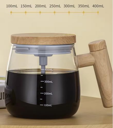 Image of Electric Self Stirring Coffee Mug, Automatic Mixing Cup