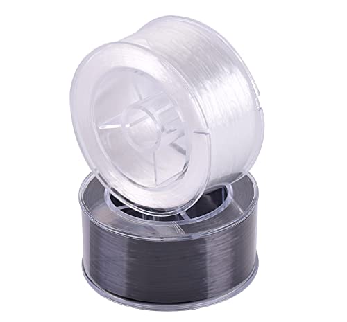 Konmay KMEC-YDF-FLT08-BKWT 2 Rolls 0.8Mm Flat Stretchy Bracelet Strings With Organizing Case, 180 Yards Black And White Crystal Elastic Thread Cord For Jewelry Bracelets Making And Beading thumb #1