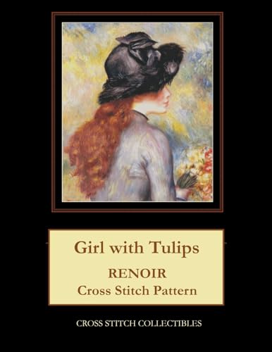 Girl with Tulips: Renoir Cross Stitch Pattern