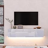 Floating TV Stand with Led...