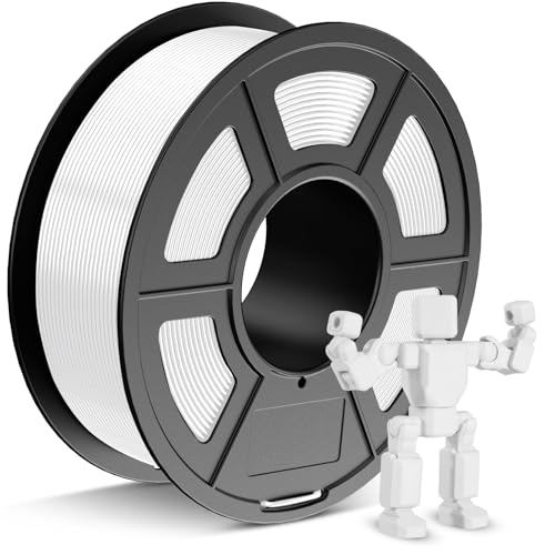 Image of JAYO PETG Filament 1.75mm White 1.1 KG, Strong Toughness PETG 3D Printer Filament Dimensional Accuracy + /- 0.02 mm, 2.4lbs Spool Fits for Most FDM 3D Printers