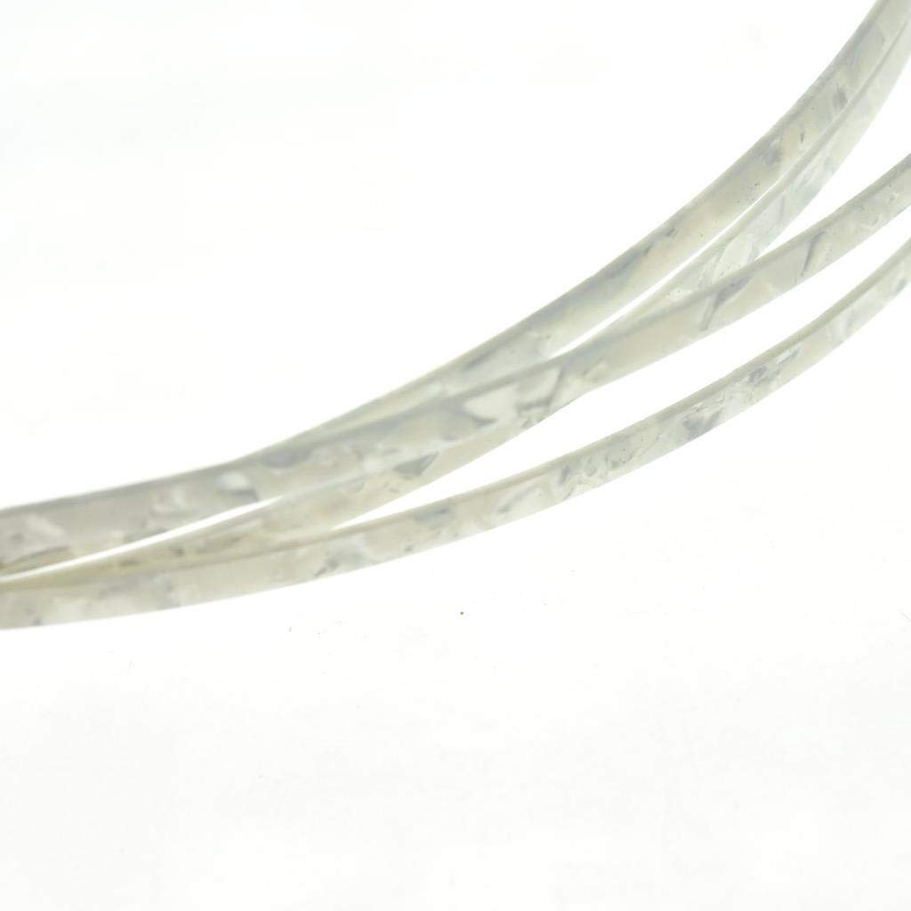 KAISH Pack of 2 Guitar Binding Purfling Strips Guitar Binding Strip 1650 * 5 * 1.5mm for Acoustic or Classical Guitar White Pearl - Image 2